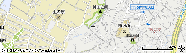 神奈川県横浜市旭区市沢町772-25周辺の地図