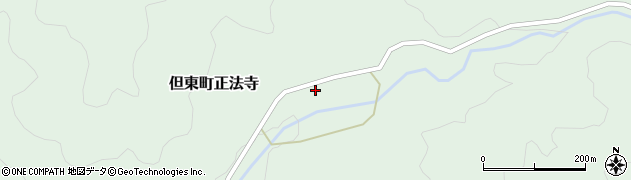 兵庫県豊岡市但東町正法寺396周辺の地図