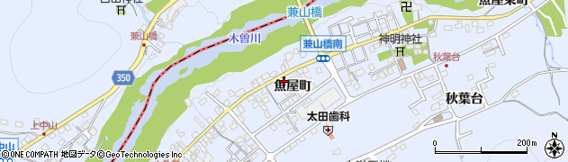 岐阜県可児市兼山（魚屋町）周辺の地図