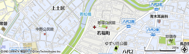 岐阜県岐阜市若福町周辺の地図