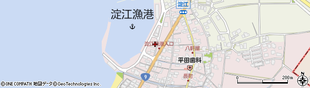 鳥取県米子市淀江町淀江996周辺の地図