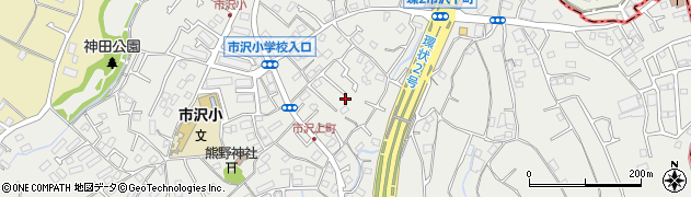 神奈川県横浜市旭区市沢町周辺の地図