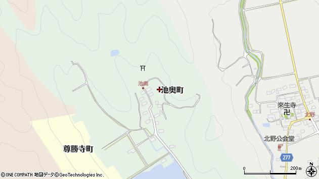 〒526-0274 滋賀県長浜市池奥町の地図