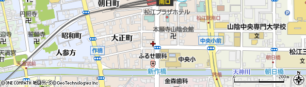 島根県松江市大正町周辺の地図