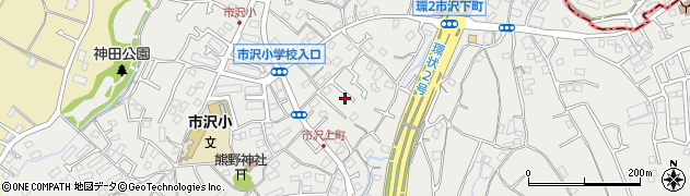 神奈川県横浜市旭区市沢町217周辺の地図