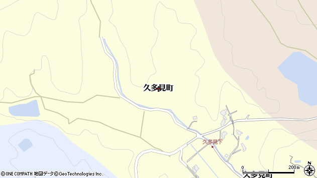 〒691-0034 島根県出雲市久多見町の地図