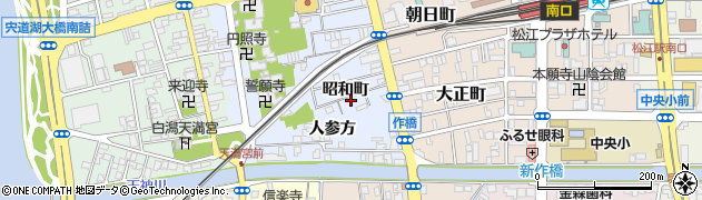 島根県松江市寺町昭和町213周辺の地図