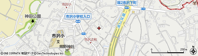 神奈川県横浜市旭区市沢町217-6周辺の地図