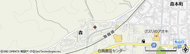 京都府舞鶴市森408周辺の地図