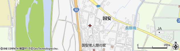 鳥取県鳥取市国安185周辺の地図
