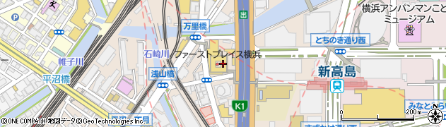 高島自治会館周辺の地図