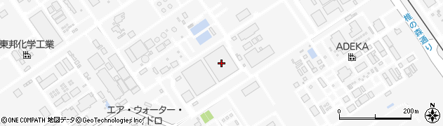 住化カラー株式会社　千葉工場周辺の地図