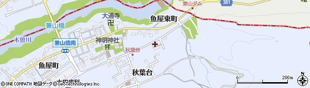 岐阜県可児市兼山秋葉台1256周辺の地図