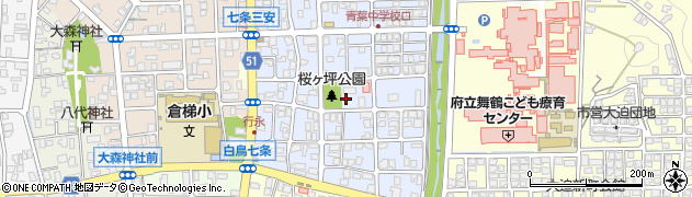 京都府舞鶴市行永東町周辺の地図