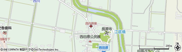 西田原東周辺の地図