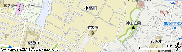 神奈川県横浜市旭区小高町周辺の地図
