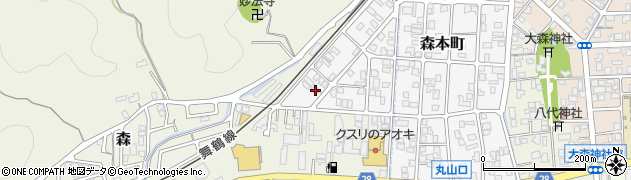 京都府舞鶴市森本町17-2周辺の地図