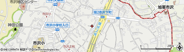 神奈川県横浜市旭区市沢町198周辺の地図