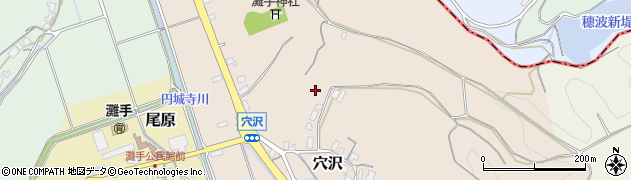鳥取県倉吉市穴沢周辺の地図