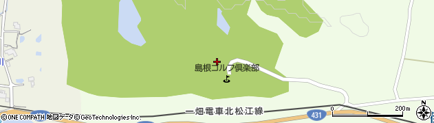 島根ゴルフ倶楽部周辺の地図