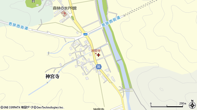 〒917-0244 福井県小浜市神宮寺の地図