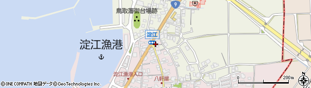 鳥取県米子市淀江町淀江983周辺の地図