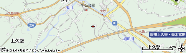 長野県飯田市上久堅8076周辺の地図