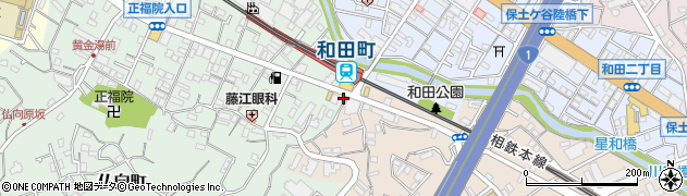 神奈川県横浜市保土ケ谷区仏向町8周辺の地図