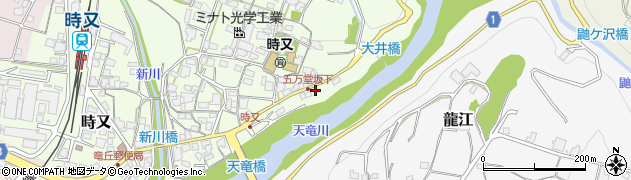 長野県飯田市時又448周辺の地図