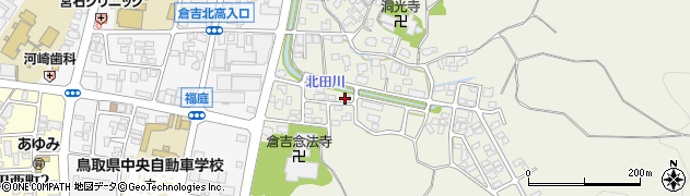 鳥取県倉吉市福庭1077周辺の地図