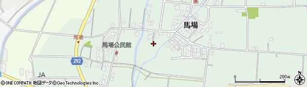 鳥取県鳥取市馬場周辺の地図