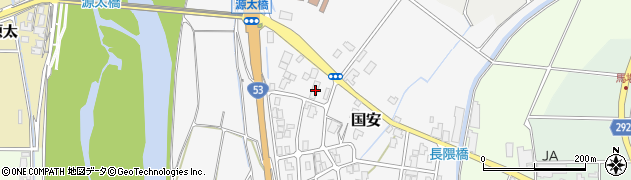 鳥取県鳥取市国安197周辺の地図