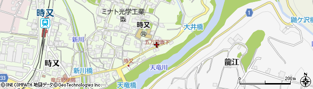 長野県飯田市時又446周辺の地図
