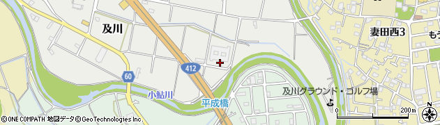 神奈川県厚木市及川793周辺の地図