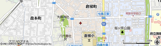 京都府舞鶴市倉梯町25-10周辺の地図