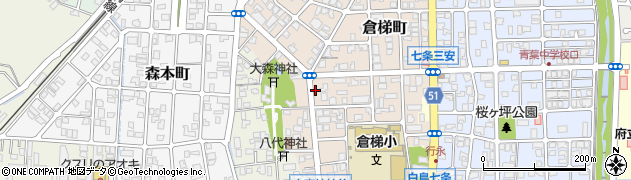 京都府舞鶴市倉梯町25周辺の地図