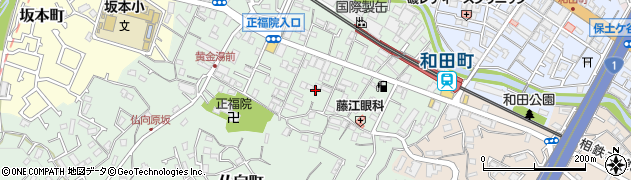 神奈川県横浜市保土ケ谷区仏向町112周辺の地図