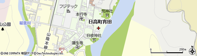 兵庫県豊岡市日高町宵田周辺の地図