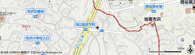 神奈川県横浜市旭区市沢町263周辺の地図