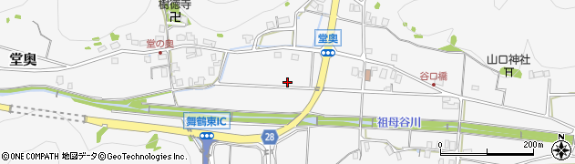 京都府舞鶴市堂奥周辺の地図