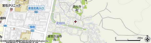 鳥取県倉吉市福庭172周辺の地図