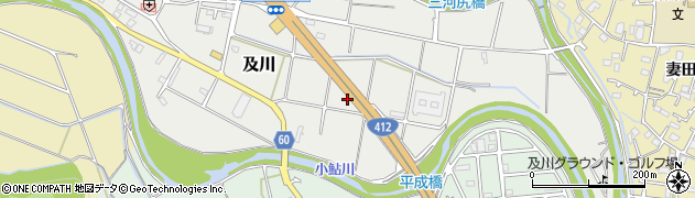 神奈川県厚木市及川770周辺の地図