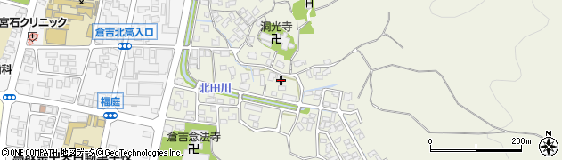 鳥取県倉吉市福庭174周辺の地図