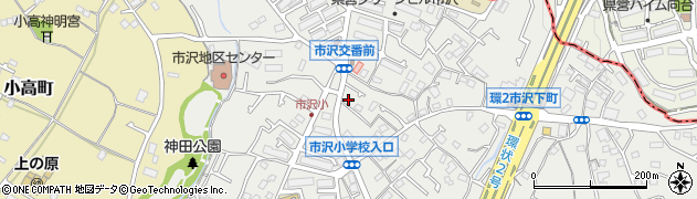 神奈川県横浜市旭区市沢町698周辺の地図