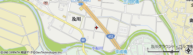 神奈川県厚木市及川767周辺の地図