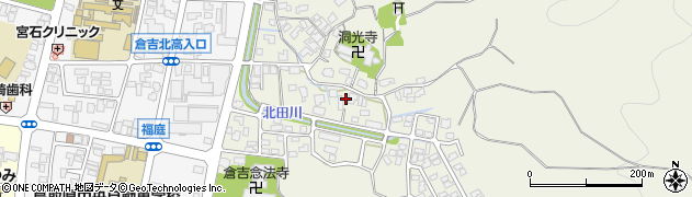 鳥取県倉吉市福庭171周辺の地図