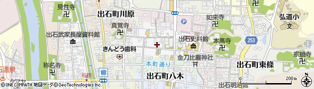 兵庫県豊岡市出石町宵田周辺の地図