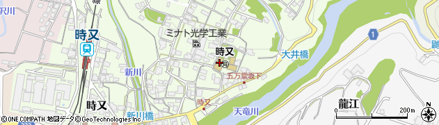 長野県飯田市時又329周辺の地図