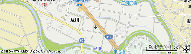 神奈川県厚木市及川766周辺の地図
