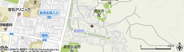 鳥取県倉吉市福庭167周辺の地図